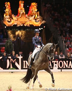 Charlotte Dujardin and Valegro at the 2014 CDI-W London :: Photo © Risto Aaltonen