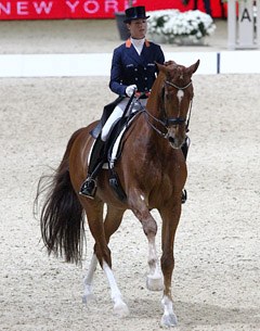 Adelinde Cornelissen and Parzival at the 2014 CDI-W Lyon :: Photo © PSV