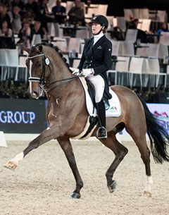 Jorinde Verwimp and Tiano at the 2014 CDI Mechelen :: Photo © Lena Lottsfeldt