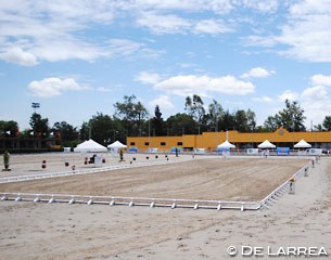 The show ring at the  Campo Deportivo of Estado Mayor Presidencial