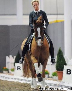 Brigitte Wittig training Maribel Alonso's Bolghieri