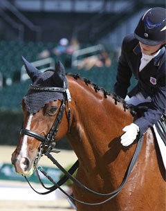 Catherine Chamberlain and Verdicci at the 2014 North American Junior/Young Riders Championships