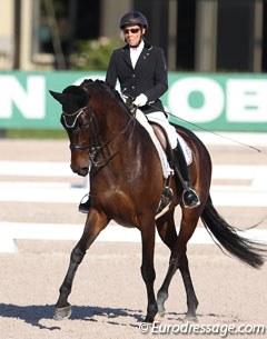 Christilot Boylen competing Hudson at the 2014 CDN Wellington in Florida :: Photo © Astrid Appels