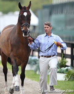 Lots of knee action from Chris Hickey and Douglas at the jog