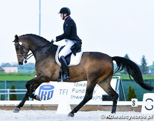 Tomasz Kowalski and Ragtime (by Romanov x Sandro Hit) won the Inter I and Inter I Kur to Music