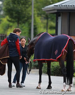 Adrienne and groom Taylor Yamamoto with Wizard