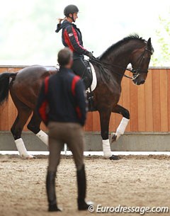 Robert Dover coaching Adrienne Lyle on Wizard