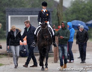 Rain rain rain during the 2014 CDI Roosendaal