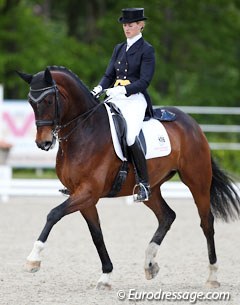 Petra van Esch and Fido Dido at the 2014 CDI Roosendaal :: Photo © Astrid Appels