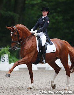 German Under 25 rider Nadine Husenbeth on Florida :: Photo © Astrid Appels