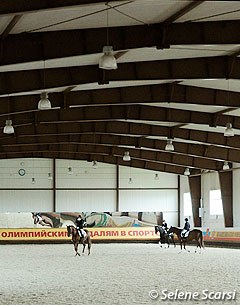 The indoor arena