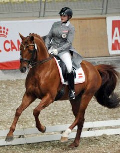 Diana Porsche and Eloy at the 2014 CDI Stadl Paura :: Photo © Rainer Dill