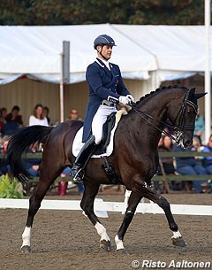 Spencer Wilton and Numberto finished third. Numberto was competed at Grand Prix level by Spanish Severo Jurado Lopez in 2013