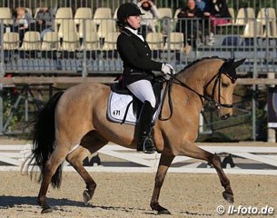 German pony rider Marie Linsenhoff on Massimiliano