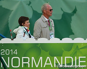 Judge Maribel Alonso and FEI Dressage Director Trond Asmyr