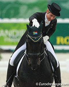 A crowd favourite: Chere Burger on the Friesian Anders