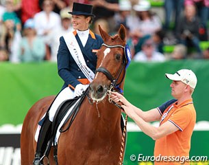 Adelinde Cornelissen on Parzival and her boyfriend Sjaak van der Lei as handler