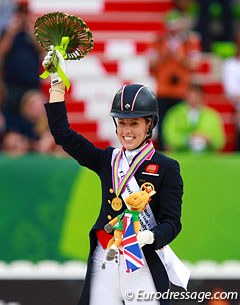 Charlotte Dujardin wins the 2014 World Equestrian Games in Caen, France :: Photo © Astrid Appels