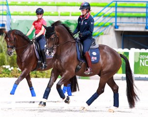 Helen Langehanenberg and Charlotte Dujardin