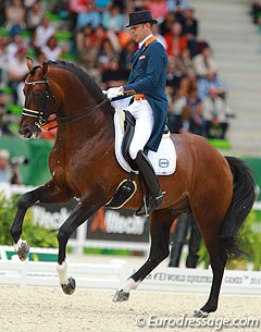 Hans Peter Minderhoud and Johnson are on strong form in Caen and qualified for the freestyle