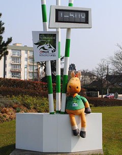 Norman, the mascot of the 2014 World Equestrian Games
