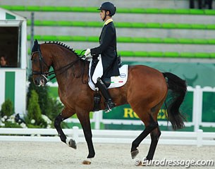 Young Italian Grand Prix rider Leonardo Tiozzo made big improvement in half a year time on the experienced schoolmaster Randon