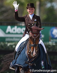 Susan Dutta and Currency DC win the CDI 3* Grand Prix Kur at the 2014 CDIO Wellington :: Photo © Astrid Appels