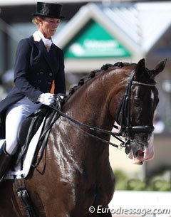 Kelly Layne and Udon P at the 2014 CDIO Wellington in February :: Photo © Astrid Appels