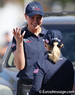 McDonald's student Adrienne Lyle in conversation with her trainer