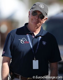 U.S. team veterinarian Dr. Rick Mitchell