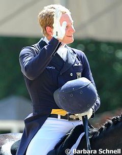 Matthias Rath waves to the crowds