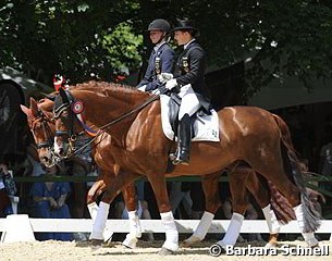 Sanneke Rothenberger and Charlott Maria Schurmann having a chat