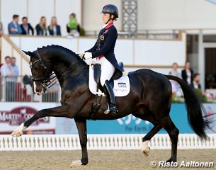 Charlotte Dujardin and Uthopia at the 2014 CDI Windsor :: Photo © Risto Aaltonen