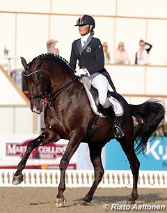 Rizzo and Sal rode a freestyle personal best score and had the crowd clapping from start to finish in her kur