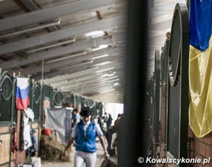 Permanent stables for the horses competing in Zakrow