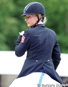 German young rider team member Bianca Nowag