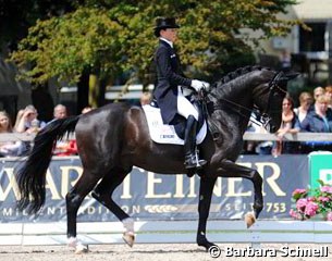 Kristina Sprehe and Desperados win their second consecutive German Grand Prix champion's title in Balve :: Photo © Barbara Schnell