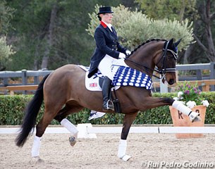 Fiona Bigwood and Atterupgaards Orthilia win the Grand Prix Special at the 2015 CDI Barcelona :: Photo © Rui Pedro Godinho