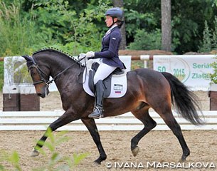 Russian pony rider Yulia Gorbacheva on Kronjuwel