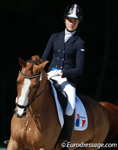 Lea Bonifay and Tim at the 2015 CDI Compiegne :: Photo © Astrid Appels