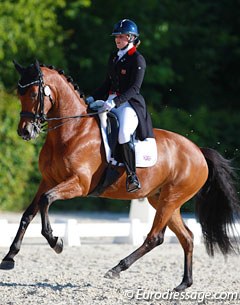 First reserve for the 2015 British young riders team: Claire Gallimore on Annette Ballerina :: Photo © Astrid Appels