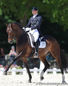 Patrik Kittel and Deja at the 2015 CDI Compiegne :: Photo © Astrid Appels