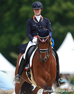 Dana van Lierop at the 2015 CDI Compiègne :: Photo © Astrid Appels