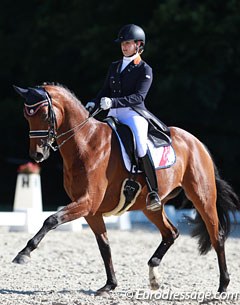 Dana van Lierop and Equestricons Walkure at the 2015 CDI Compiegne :: Photo © Astrid Appels