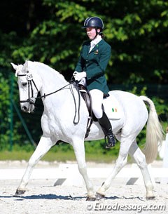 Sofie Walshe on Horseleap Bruno at the 2015 CDI Compiègne :: Photo © Astrid Appels