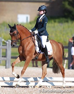 Belgian Inne Peytier on Icarus van de Bulksehoeve