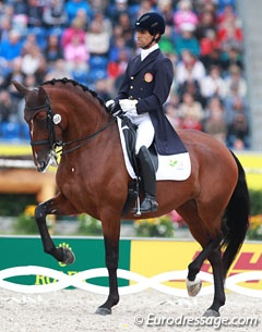 Gonçalo Carvalho on Batuta at the 2015 European Championships in Aachen :: Photo © Astrid Appels