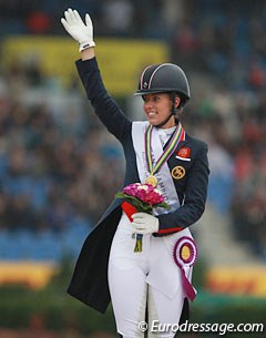 Charlotte Dujardin is the 2013 and 2015 European Dressage Champion