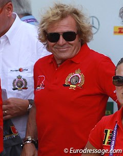 Belgian team trainer and technical advisor Sjef Janssen at the 2015 European Dressage Championships :: Photo © Astrid Appels