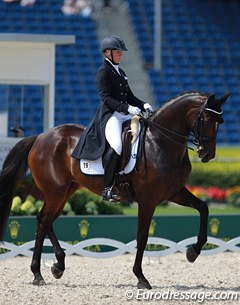 Emma Kanerva and Solina at the 2015 European Championships :: Photo © Astrid Appels